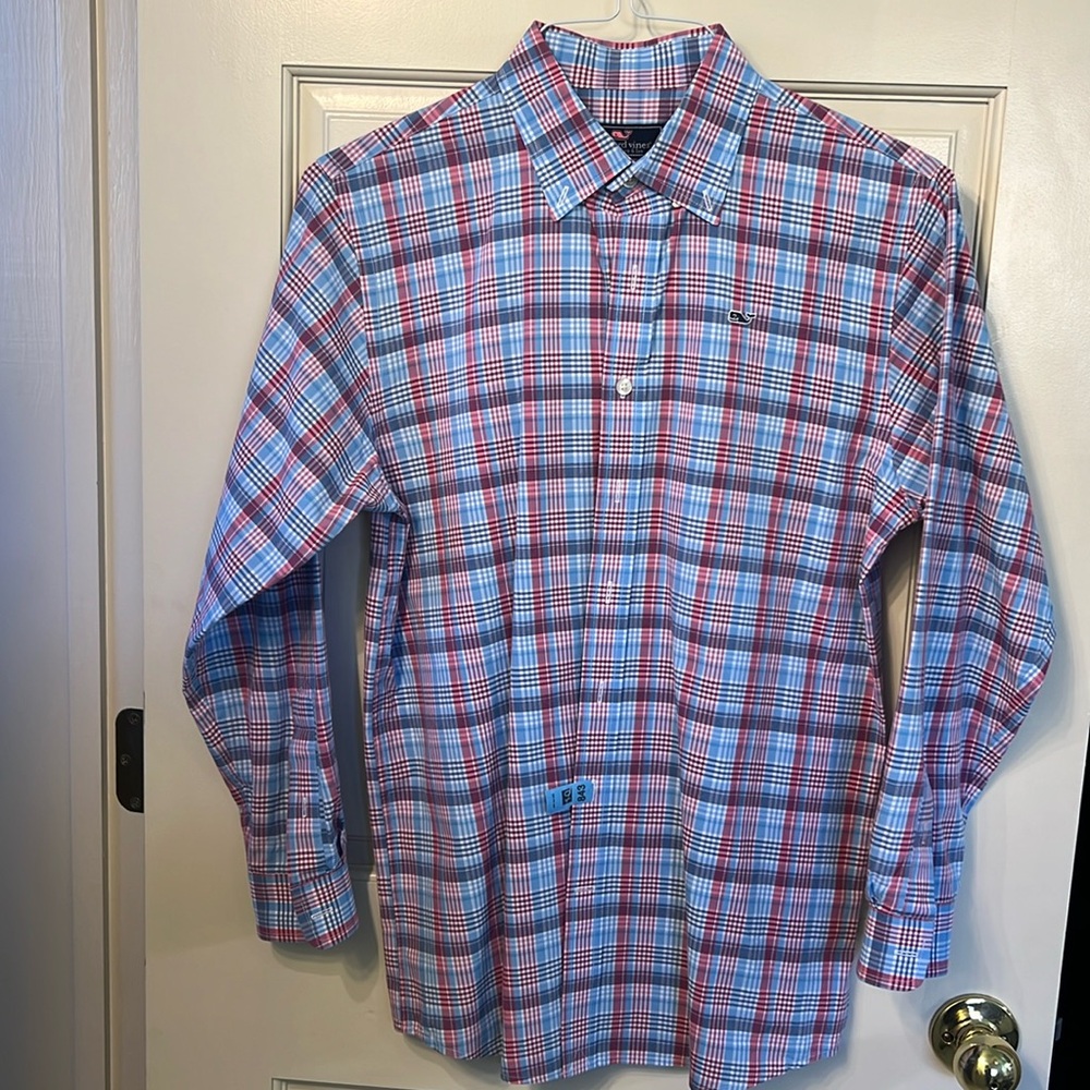 Vineyard Vines boys button down long sleeve shirt